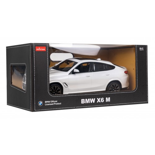 Car R/C BMW X6 M 1:14 RASTAR White