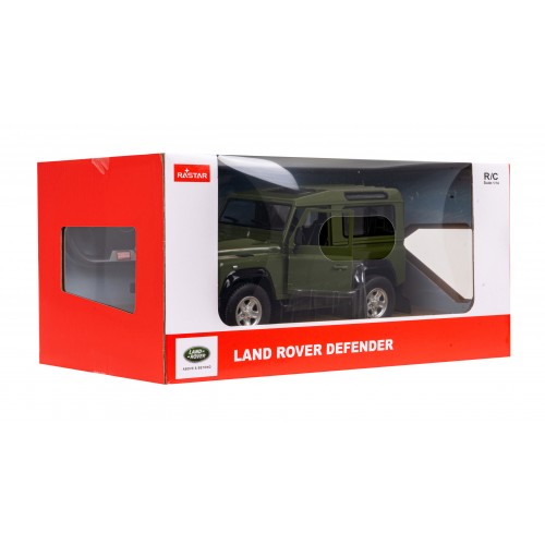 R/C car Land Rover Defender 1:14 RASTAR Green