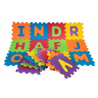 Sensory Mat Puzzle Different Shapes Alphabet