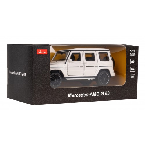 Metal car Mercedes Benz AMG G63 1:32 RASTAR White