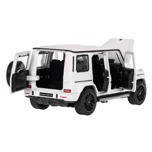 Metal car Mercedes Benz AMG G63 1:32 RASTAR White