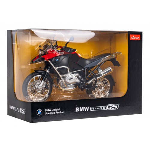 Metal Motorcycle BMW R1200GS 1:9 RASTAR Red