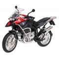 Metal Motorcycle BMW R1200GS 1:9 RASTAR Red