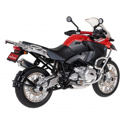 Metal Motorcycle BMW R1200GS 1:9 RASTAR Red