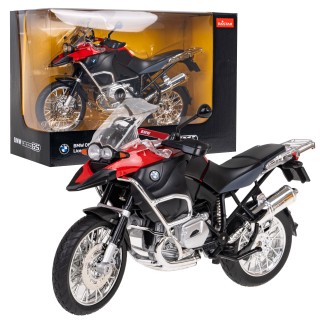 Metal Motorcycle BMW R1200GS 1:9 RASTAR Red