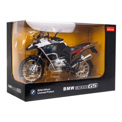 Metal Motorcycle BMW R1200GS 1:9 RASTAR White