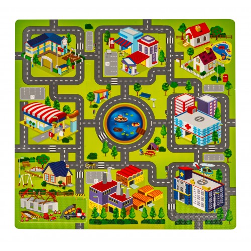 City Puzzle Mat