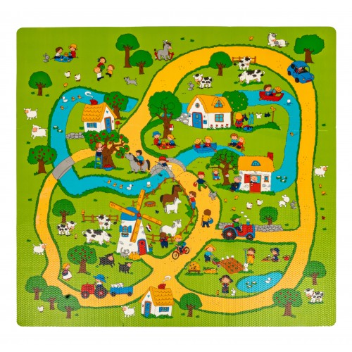 Rural life layout mat