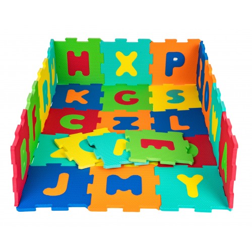 Alphabet puzzle mat