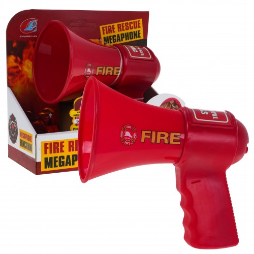 Fire department megaphone