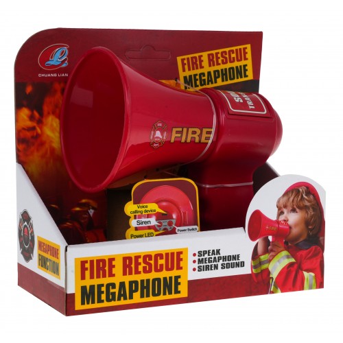 Fire department megaphone