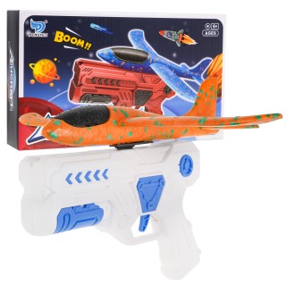 Airplane With White Launcher Gun