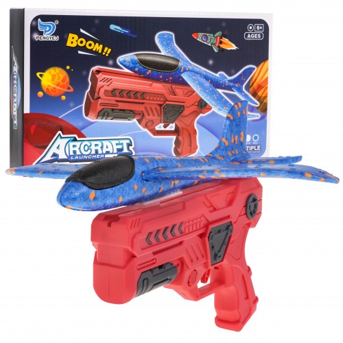 Airplane With Red Launcher Gun