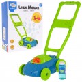 Lawn mower with the function of releasing soap bubbles