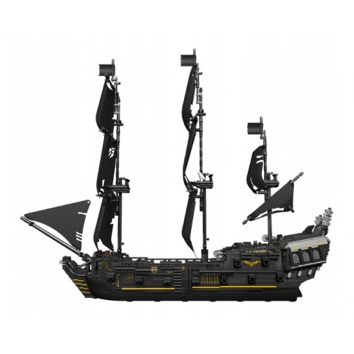 Blocks Pirate Ship Black Sail 2868el.