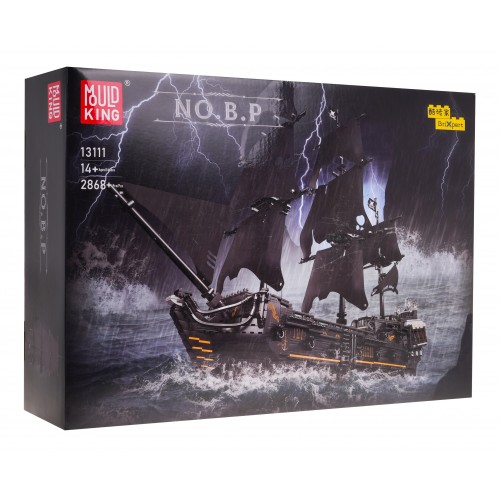 Blocks Pirate Ship Black Sail 2868el.