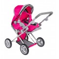 2-in-1 Pink Stroller