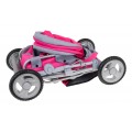 2-in-1 Pink Stroller