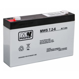 Battery 6V 7,2AH
