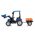 MEGA D68 Tractor Vehicle With Trailer Blue