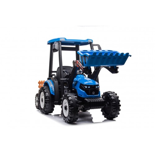 MEGA D68 Tractor Vehicle With Trailer Blue