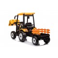 MEGA D68 Tractor Vehicle With Trailer Yellow