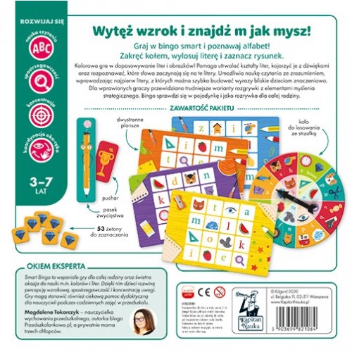 Educational Game "Alphabet smart BINGO"
