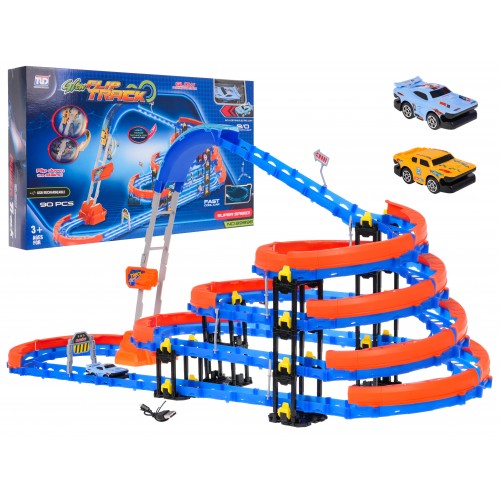 Extreme Race Track With Ladder 88el.