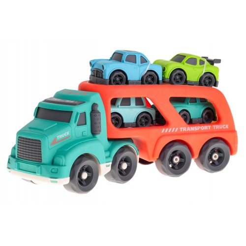 Tow truck + Cars BIOplastik Red