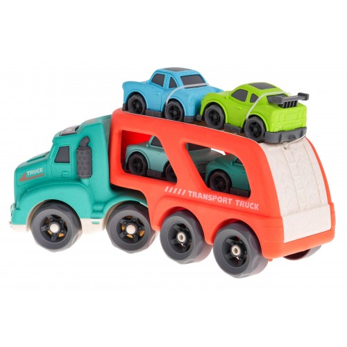 Tow truck + Cars BIOplastik Red