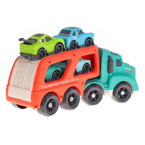 Tow truck + Cars BIOplastik Red