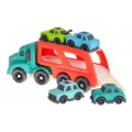 Tow truck + Cars BIOplastik Red