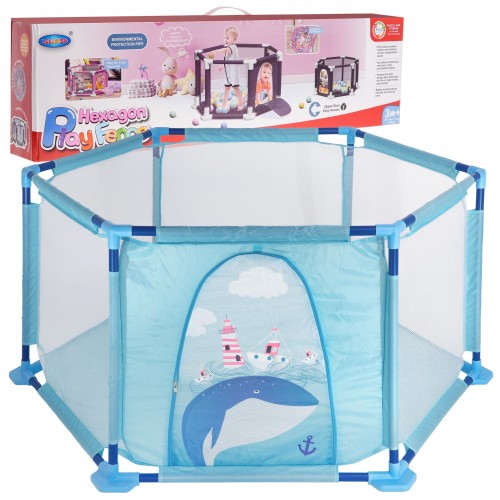Playpen With Crazy Whale Balls