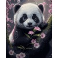 Painting by numbers 40x50 Panda