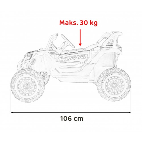 Vehicle Buggy ATV Defend Black