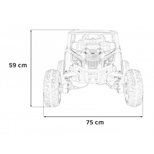 Vehicle Buggy ATV Defend Black