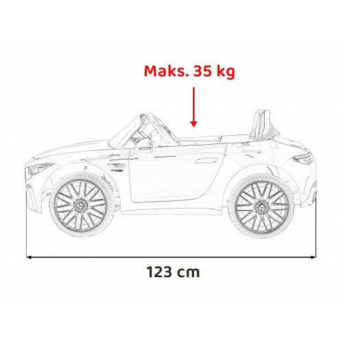 Vehicle Mercedes Benz AMG SL63 Red