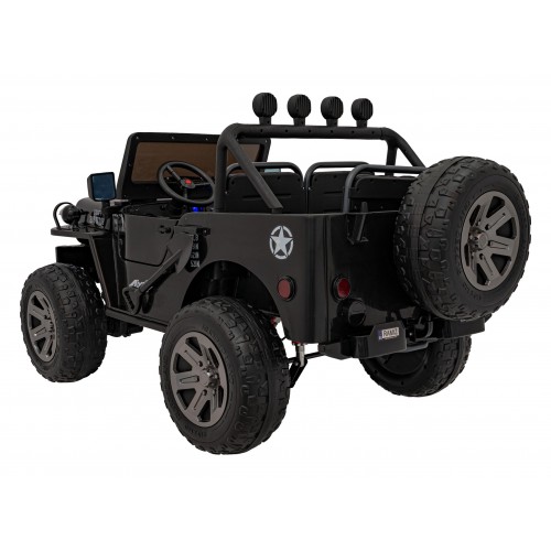 Retro Military Vehicle POWER Black