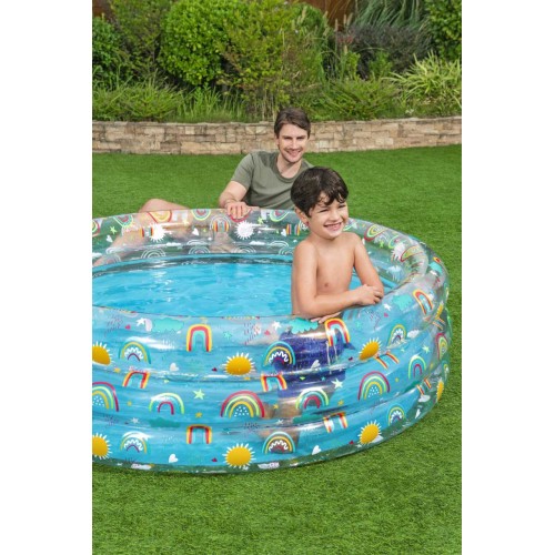Pool Pool Transparent Paddling Pool 1 22 25cm BESTWAY