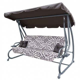 Garden Swing Seat Textylina 2 x 1 MODEL Brown