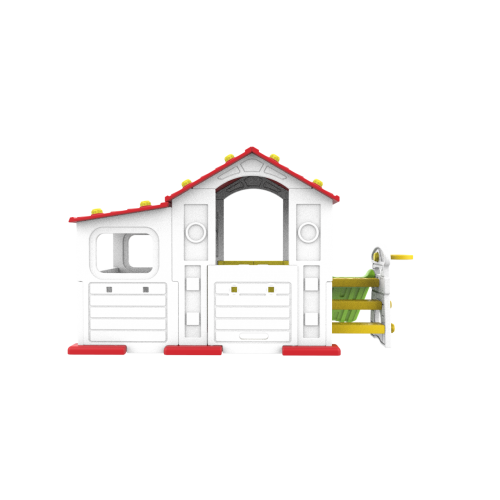 Large House With Vestibule 4in1 Red Roof