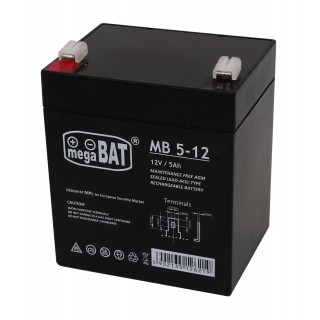 Vehicle parts battery 12V/5AH