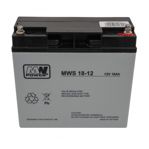 Vehicle parts battery 12V/18AH