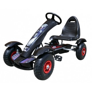 Large Go-Kart Inflatable Wheels Black