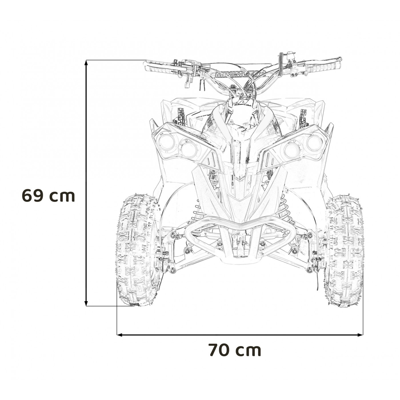 RENEGADE 49CC Gas Powered Vehicles Green