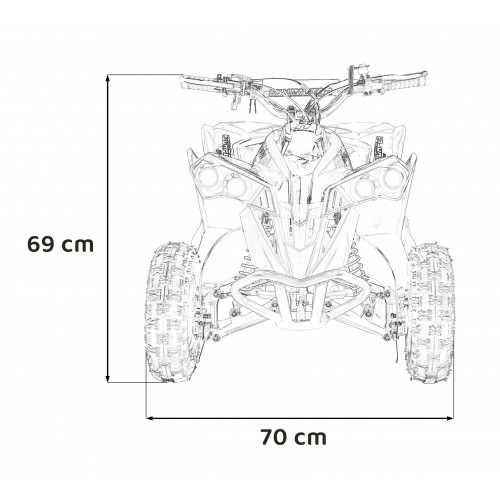 RENEGADE 49CC Gas Powered Vehicles Red