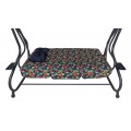 Garden Swing, Textile Seat, 2x1, TROPIC PATTERN