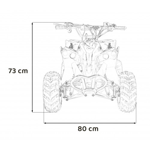 RENEGADE  110CC Gas Powered Vehicles Red