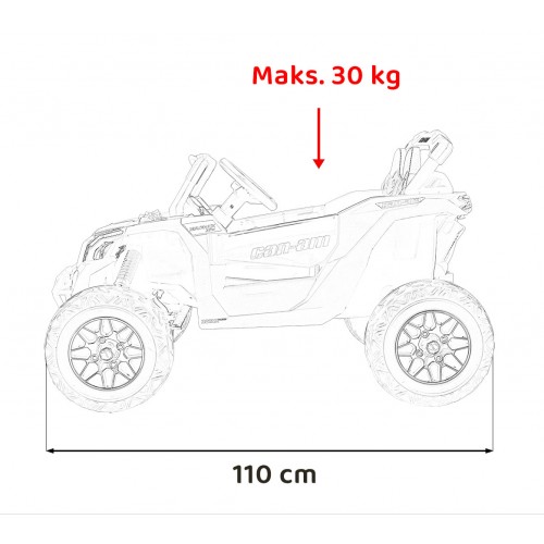 Vehicle ATV CAN-AM Maverick Yellow