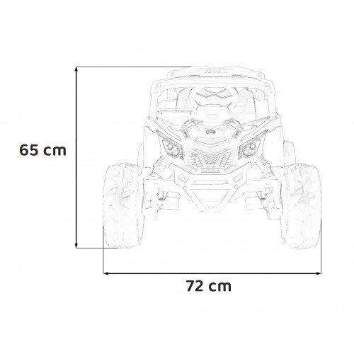 Vehicle ATV CAN-AM Maverick Yellow